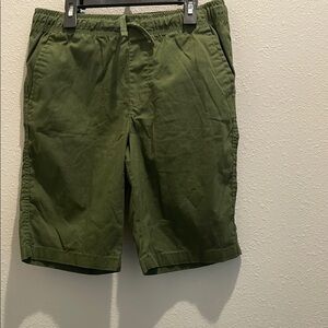 Wonder Nation Green Cotton-Blend Knee-Length Shorts